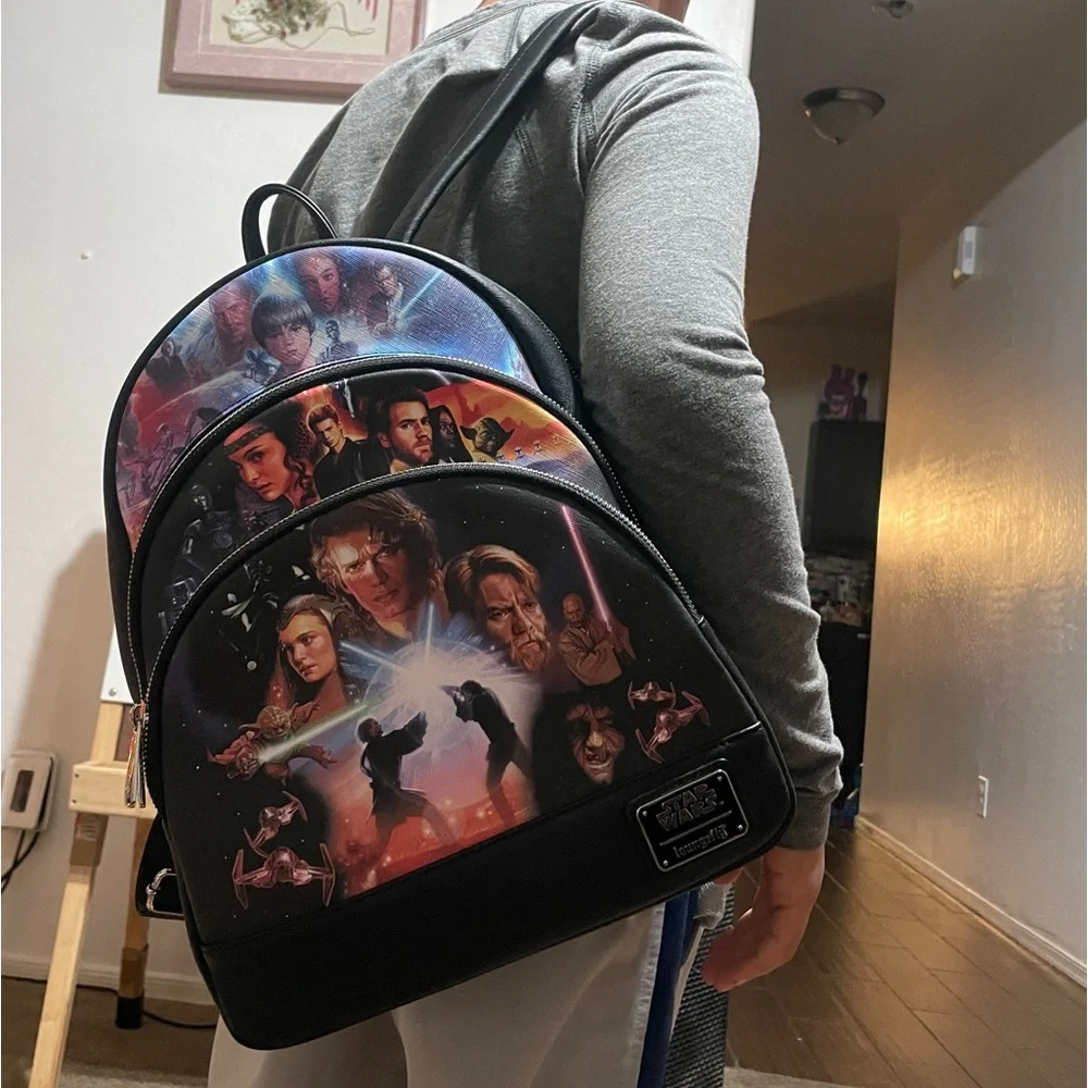 Loungefly‎ Disney Star Wars Original Trilogy Mini Backpack - Picture 2 of 14